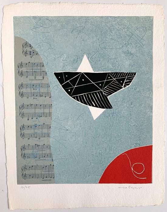 Max PAPART - 3 gravures au carborundum - Portfolio, 1976