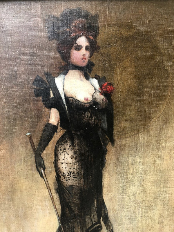 French School Of The End Of The 19th Century - The Courtesan Or Decadence, Circa 1895