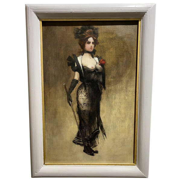 French School Of The End Of The 19th Century - The Courtesan Or Decadence, Circa 1895