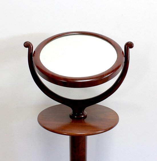  Psyche mirror for men in Cuban mahogany, Empire period - early 19th century