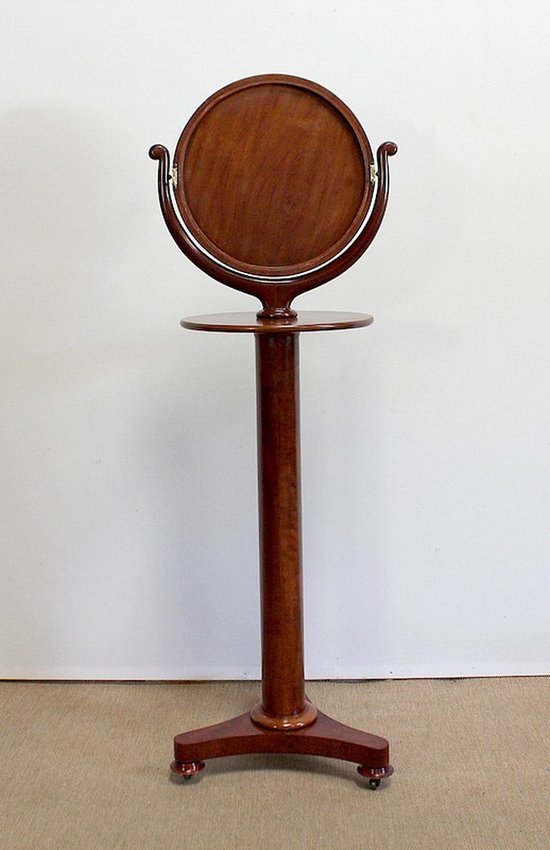  Psyche mirror for men in Cuban mahogany, Empire period - early 19th century