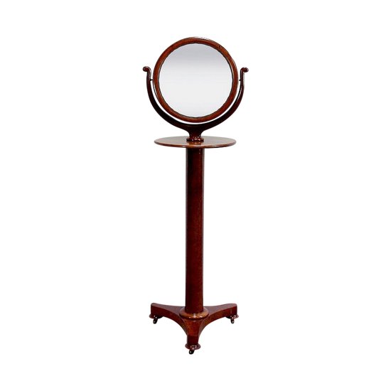  Psyche mirror for men in Cuban mahogany, Empire period - early 19th century