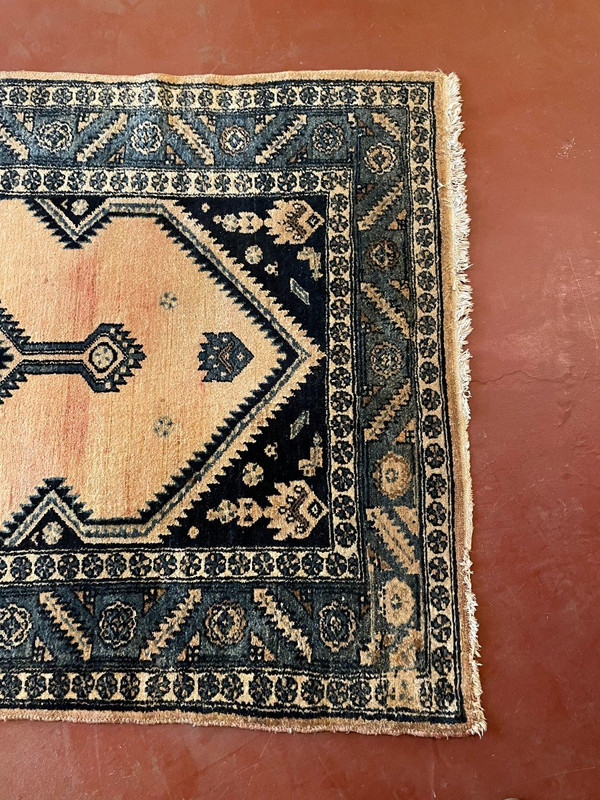 Persian Rug 2m21-1m29 with Blue Decor