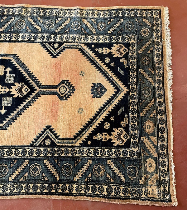 Persian Rug 2m21-1m29 with Blue Decor