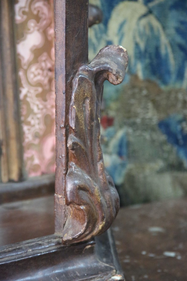 Vetrina in legno laccato, opera italiana, XVIII secolo.