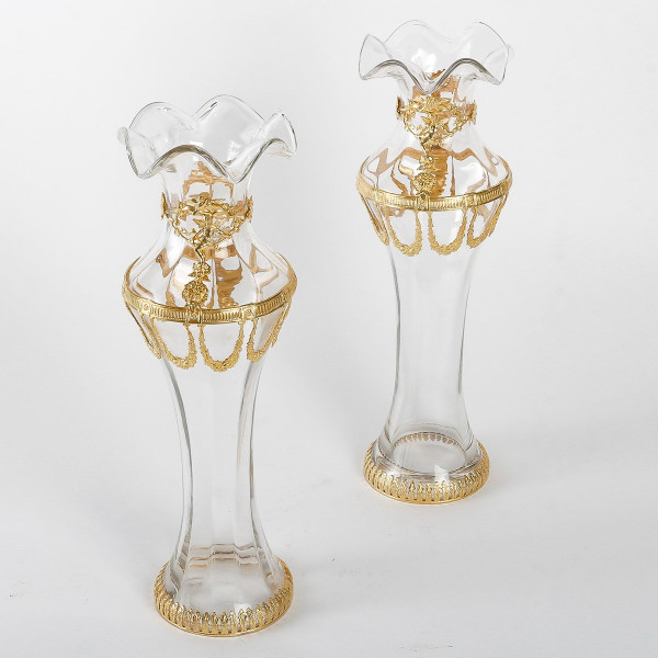 Paire De Vases En Sèvres Fin XIXème Siècle