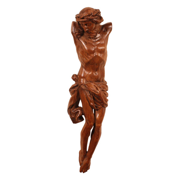 Christus 18° Jahrhundert Aus Eiche -Frankreich