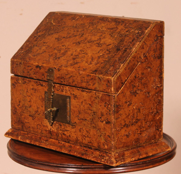 19th Century Leather Document/Letter Wallet-france