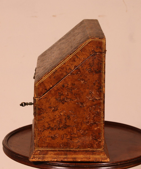 19th Century Leather Document/Letter Wallet-france