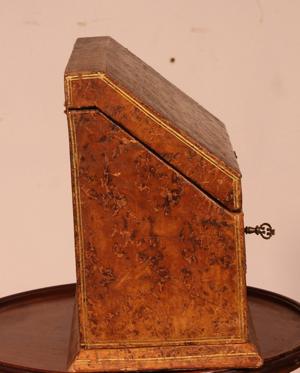 19th Century Leather Document/Letter Wallet-france