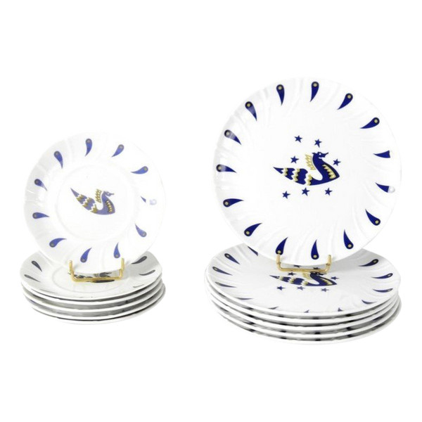 Twelve Plates After Jean Picart Le Doux For The Concorde