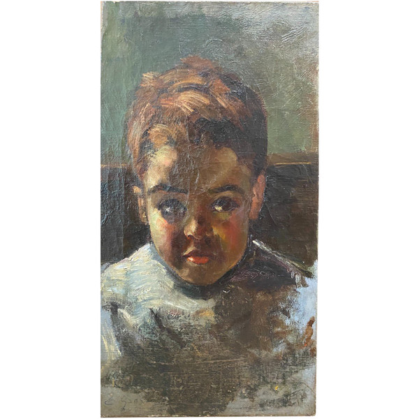 Edwin Ganz (1871-1957) - Child Portrait