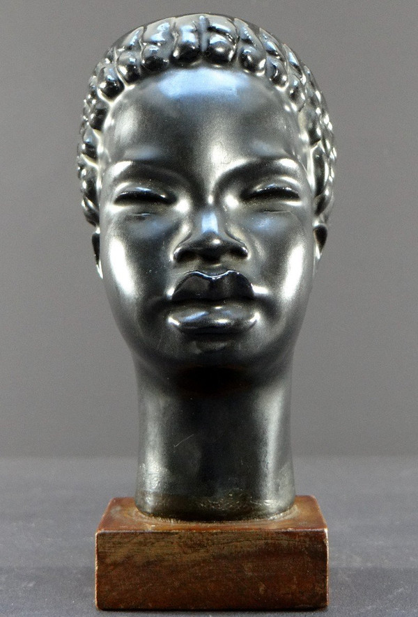 Frankreich, Jahre 1950/1960, afrikanische Keramik-Videpoches Roger Capron Spirit.