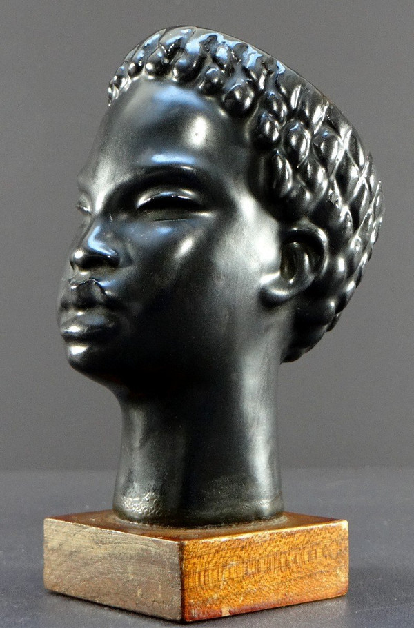 Frankreich, Jahre 1950/1960, afrikanische Keramik-Videpoches Roger Capron Spirit.