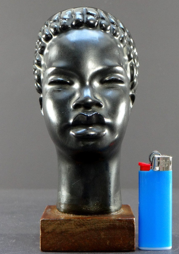 Frankreich, Jahre 1950/1960, afrikanische Keramik-Videpoches Roger Capron Spirit.