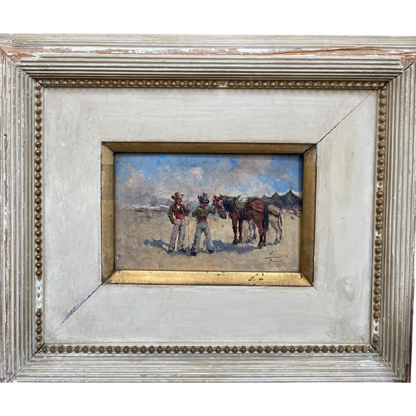 Andrés Gimeno (né En 1879) - Les Deux Gitans, Biarritz 1898