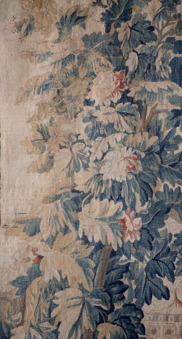 Pannello di arazzo Aubusson del XVIII secolo.