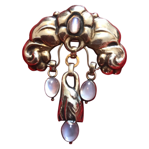 Broche d’époque Art Nouveau, signée William Fuglede 