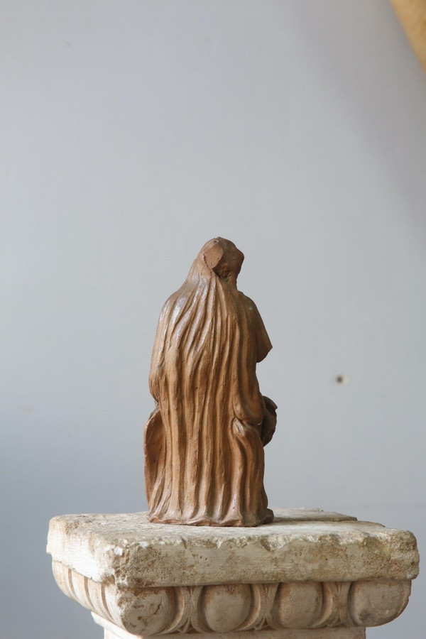 Madonna con Bambino in terracotta, opera italiana del XVI secolo