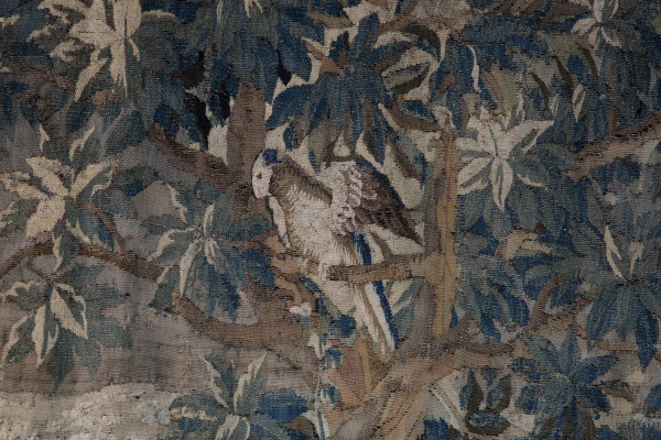 Arazzo Aubusson, verde del XVIII secolo.