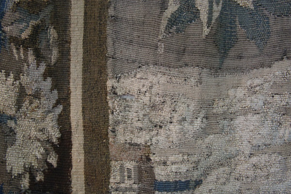 Arazzo Aubusson, verde del XVIII secolo.