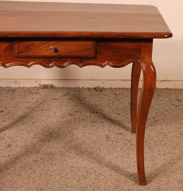 Petite Table d'Appoint XVIII Siècle En Noyer