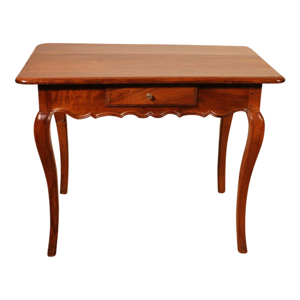 Petite Table d'Appoint XVIII Siècle En Noyer