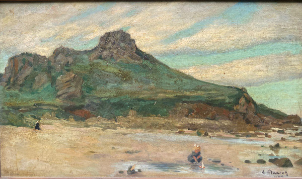 Maarek (Französische Schule oder Pariser Schule) – Bretagne, Kinderspiele, bretonische Malerei, 1925