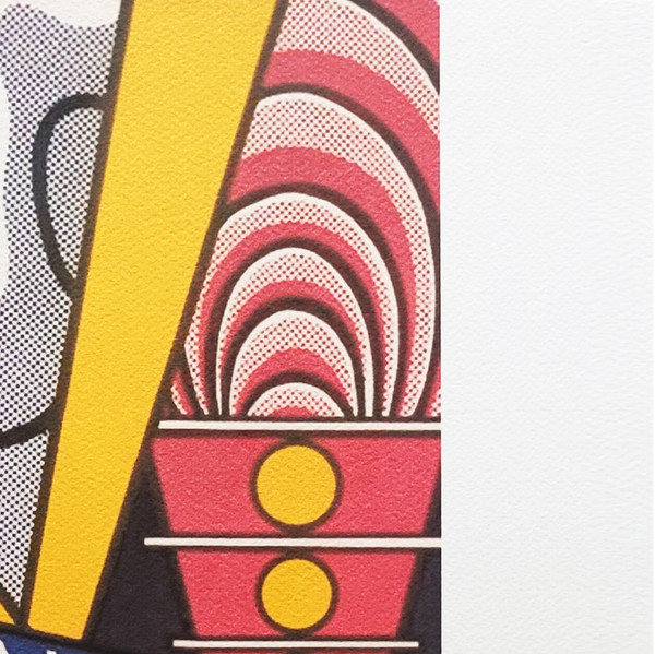 1980 Superb Original Roy Lichtenstein "Lincoln Center" Limited Edition Lithograph