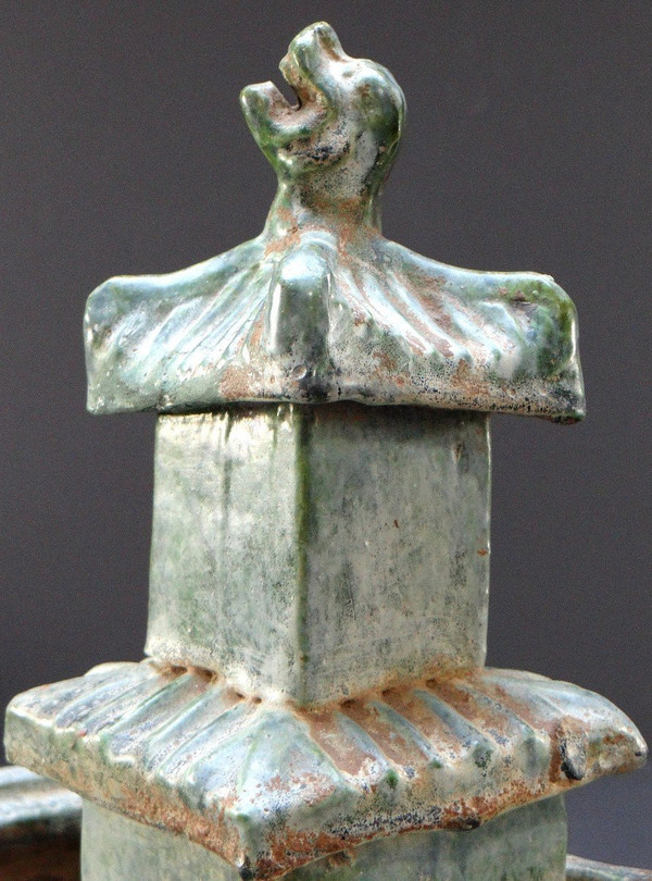China, Early 20th Century, Glazed Earthen Farm In The Spirit Of The Han Dynasty.