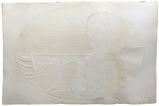 Max PAPART (1911-1994) - Woman's Profile - Carborundum Engraving