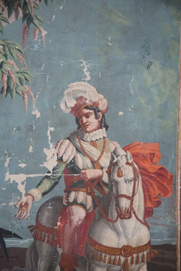 Carta da parati "The Incas", 1820 circa, di Joseph Dufour.
