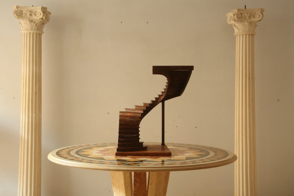 Master staircase, an award-winning masterpiece of craftsmanship Guy Delbarre 1901