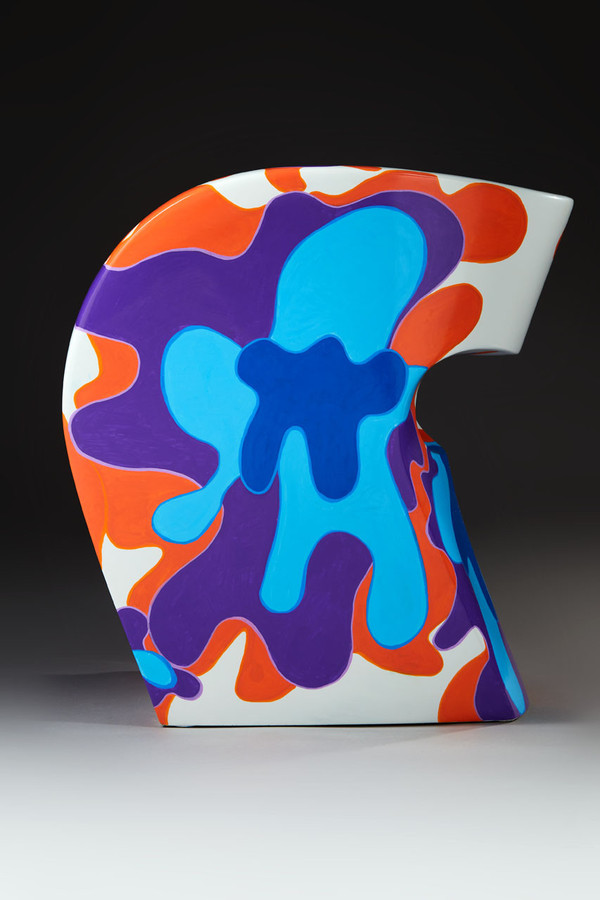 Pop - Fauteuil Little Albert par Ron Arad, peint à la main, Signé Amane 