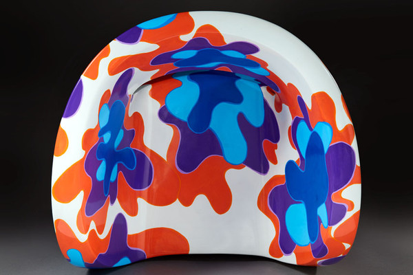 Pop - Fauteuil Little Albert par Ron Arad, peint à la main, Signé Amane 