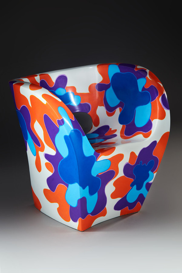 Pop - Fauteuil Little Albert par Ron Arad, peint à la main, Signé Amane 
