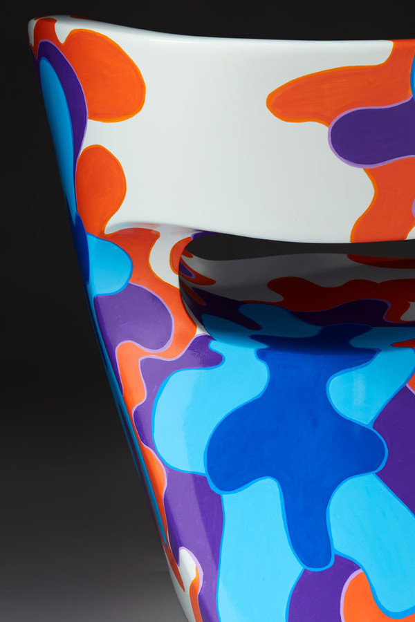 Pop - Fauteuil Little Albert par Ron Arad, peint à la main, Signé Amane 