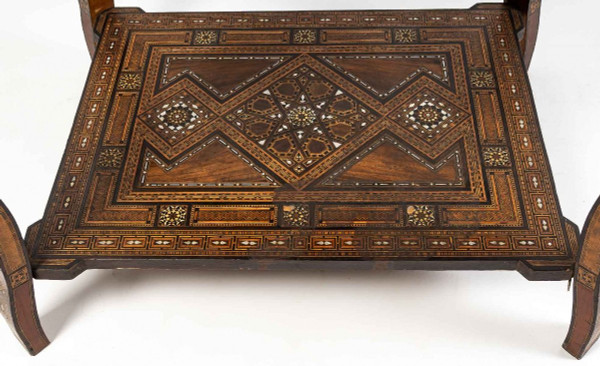 Meuble Coffret à Nécessaire De Toilette Style Syrien Fin XIXème Siècle