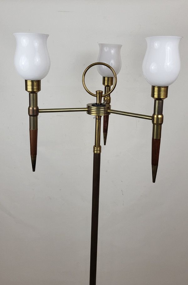 Lampadaire Monix à 3 feux des Années 50-60