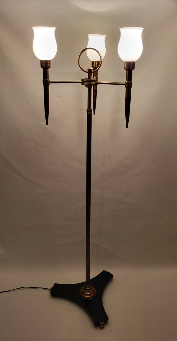 Lampadaire Monix à 3 feux des Années 50-60