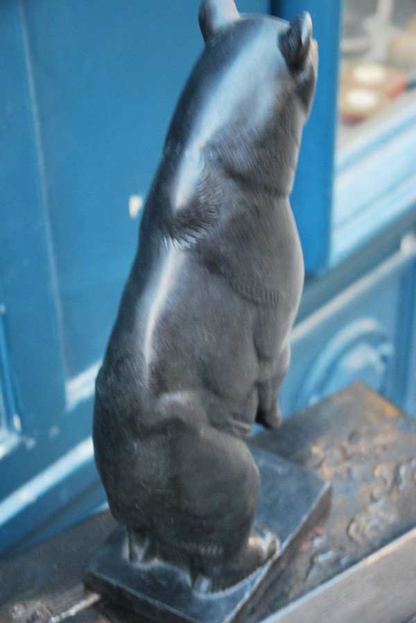 Scultura in bronzo, orso D da Arnold Huggler