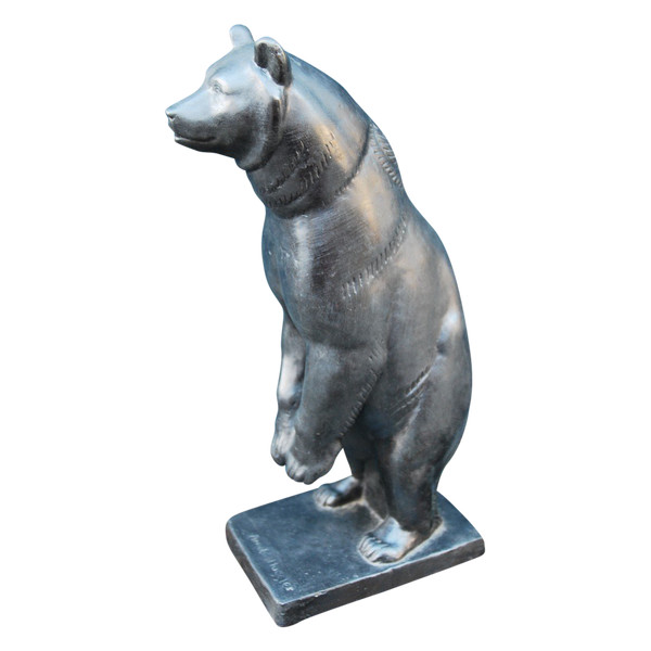 Scultura in bronzo, orso D da Arnold Huggler