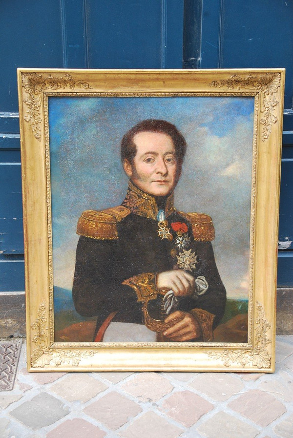 Portrait Of Admiral Mathieu Governor Of Martinique