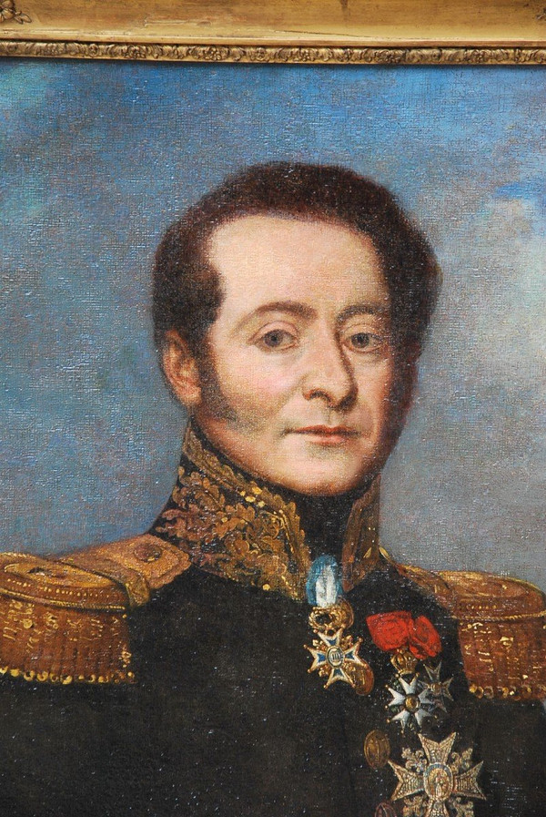 Portrait Of Admiral Mathieu Governor Of Martinique