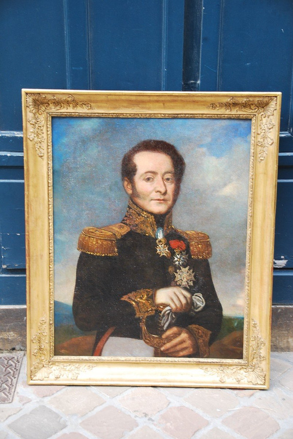 Portrait Of Admiral Mathieu Governor Of Martinique