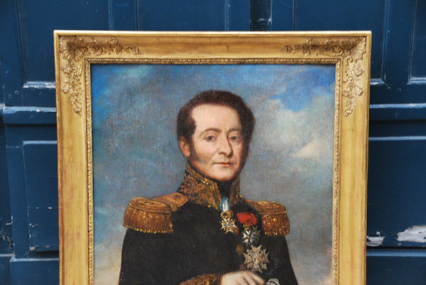 Portrait Of Admiral Mathieu Governor Of Martinique