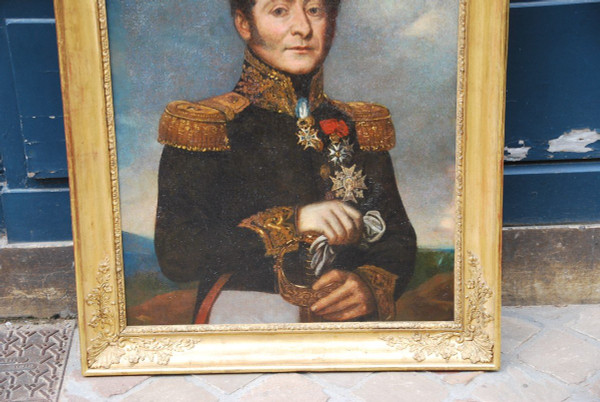 Portrait Of Admiral Mathieu Governor Of Martinique