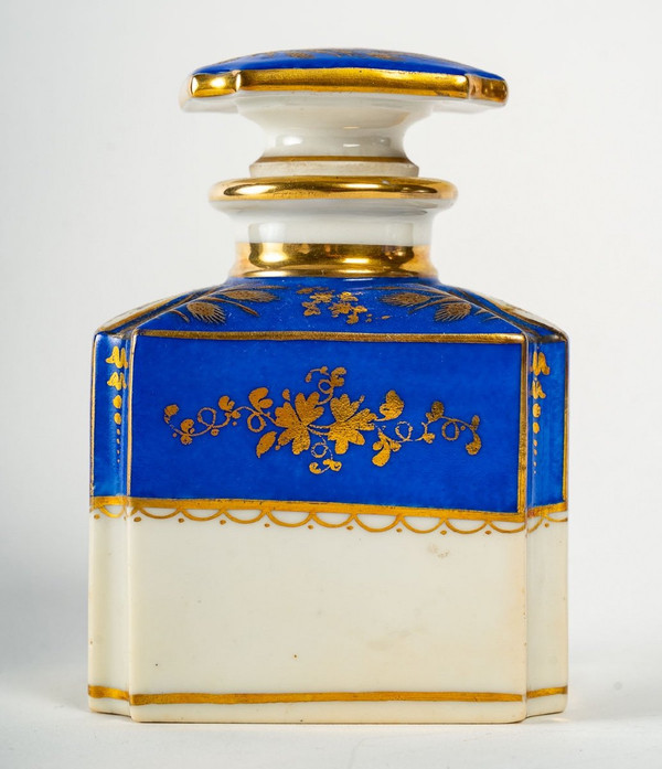 Scatola Di Bottiglie Di Profumo In Ebano E Boulle Intarsio