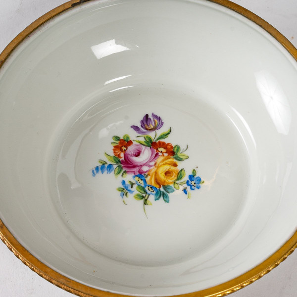 Coffret à bijoux en Porcelaine et Bronze Doré époque Nap III