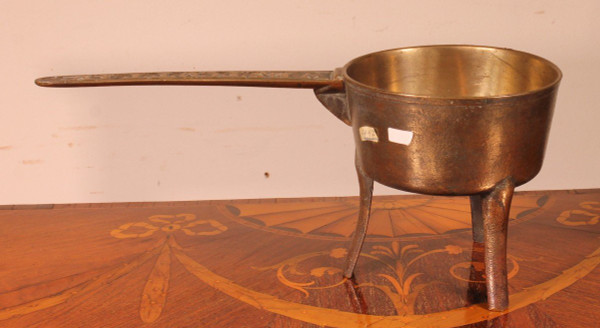 18th Century Tripod Apothecary Poelon From The Westcott Family